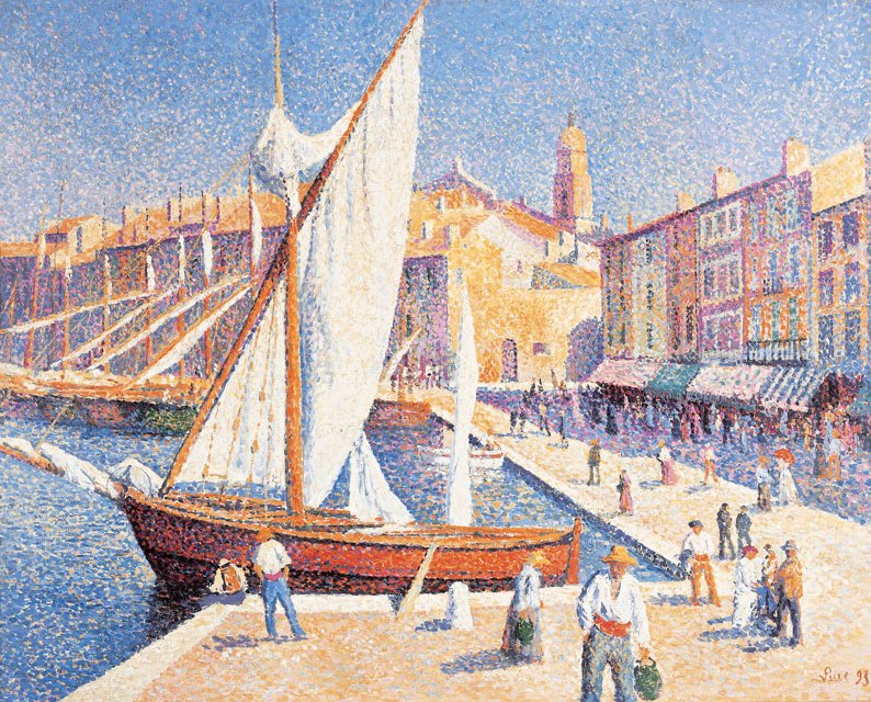 Luce The port of Saint Tropez Le Port de Saint Tropez 1893