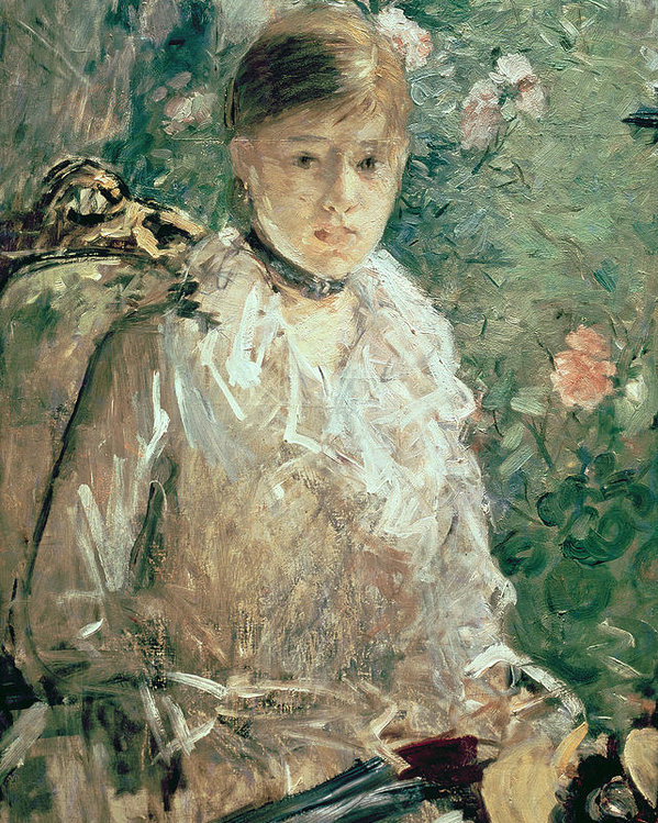 Morisot jeune fille assise devant une fenêtre 1878