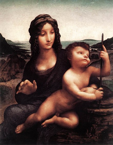 Vinci Madonna of the Yarnwinder Buccleuch version