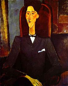 Cocteau  par  Modigliani 1919