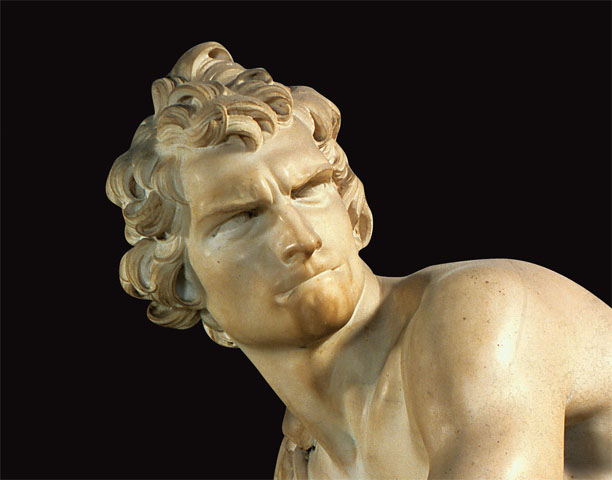 Bernini  le  bernin david détail :tête
