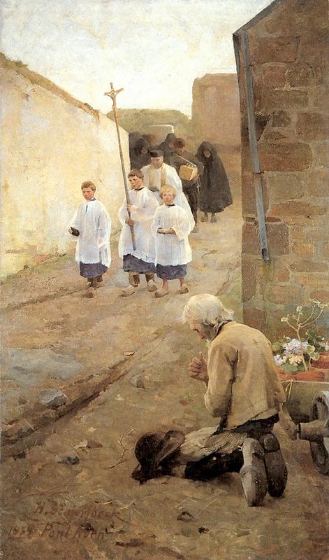 Helene Schjerfbeck Funeral in Brittany