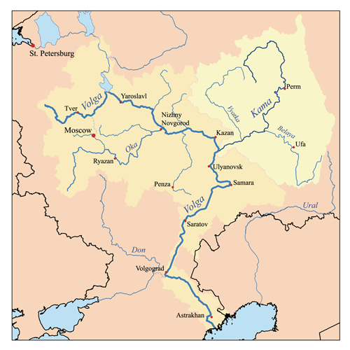 Kama bassin de la Volga