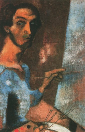 Chagall autoportrait a la palette