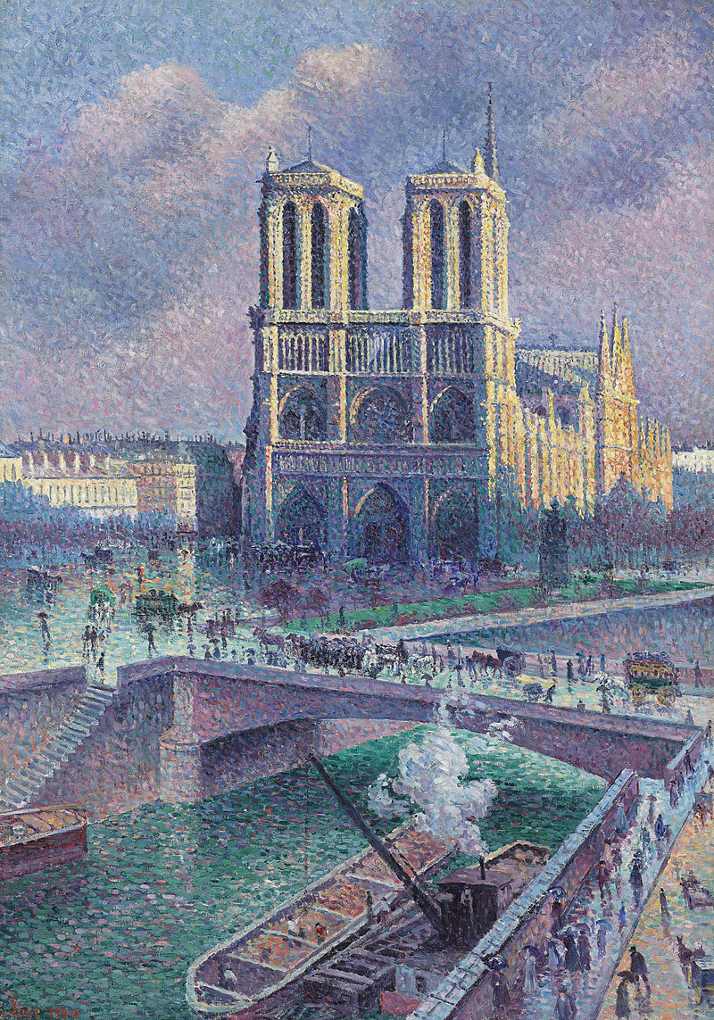 Luce Notre Dame de Paris 1900