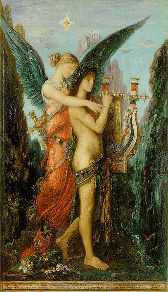 Moreau Hesiode et la Muse (1891)