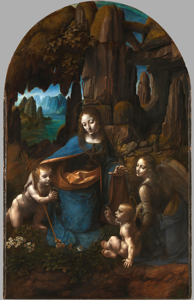 Leonardo da Vinci Vierge au rocher conservee par la National Gallery