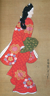 art japonais estampe Hishigawa Moronobu