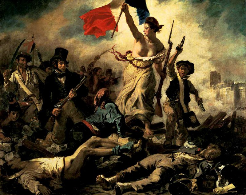 delacroix  :la liberte 1830