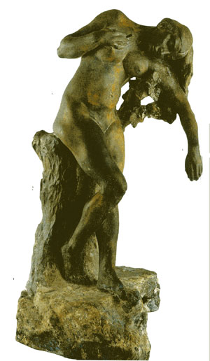 Camille claudel : niobide  blessee