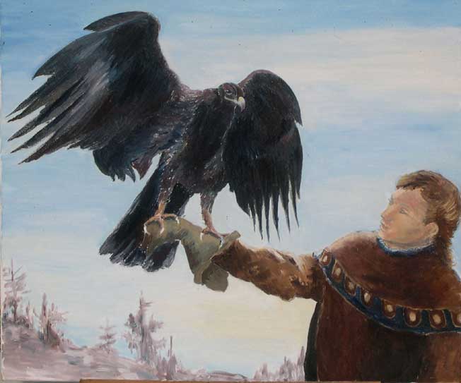 aigle de Sibérie   mes peintures